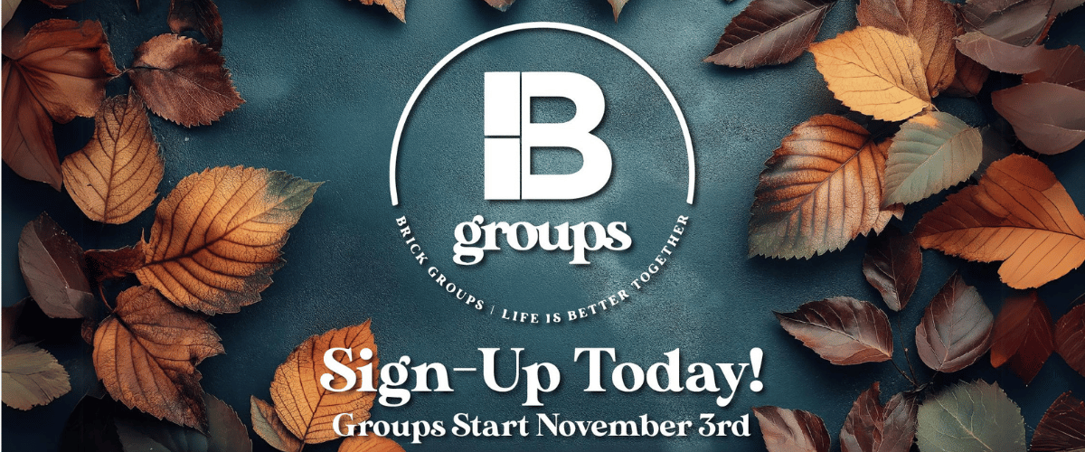 Brick Groups - Fall 2024 mini-mester starts November 3rd